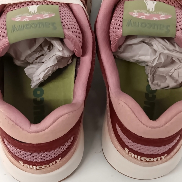 Saucony Men's Shadow 6000 Mushroom Low Top Sneakers - Burgundy - Picture 14 of 14